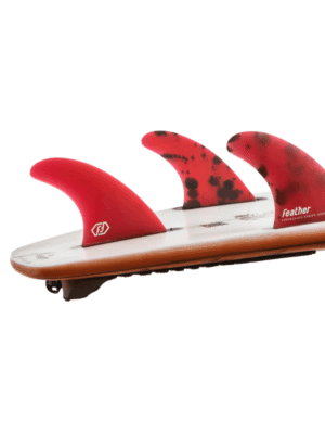 Quillas FS2 Fiberglass Series Red - Feather Fins