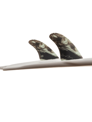 Quillas Twin Future Bugarski Modern Burn Wood - Feather Fins
