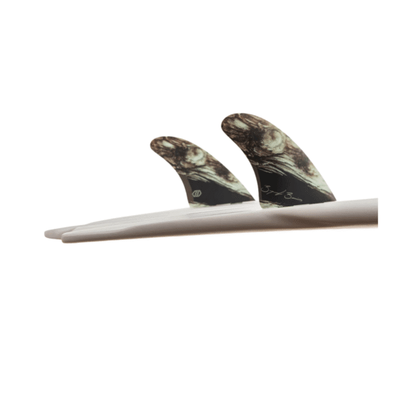 Quillas Twin Future Bugarski Modern Burn Wood - Feather Fins