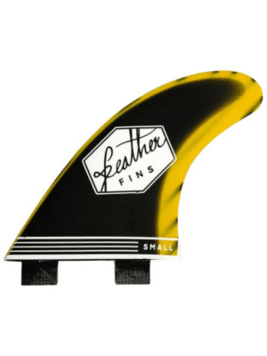 Quilla FS2 Fiberglass Black/Yellow - Feather Fins