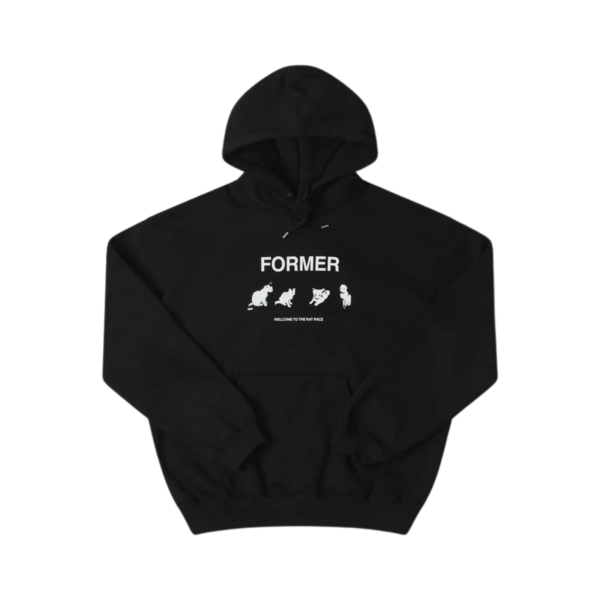 Hoodie Former Kitty Litter Black
