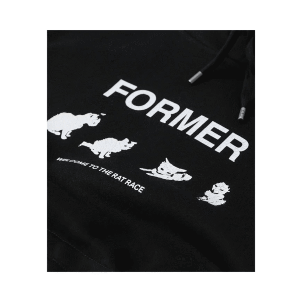 Hoodie Former Kitty Litter Black