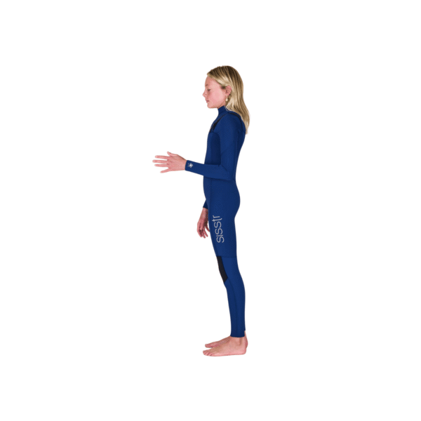 Wetsuit Sisstrevolution Niña Youth 7 Seas Chest Zip Full Blue