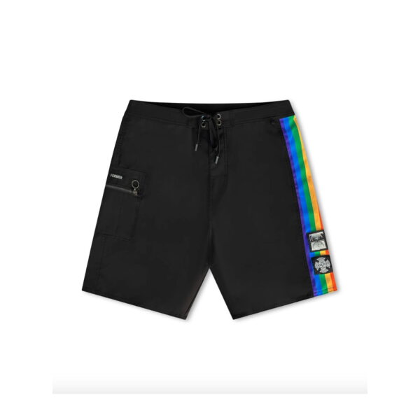 Ropa De Baño Hombre Former Hoy Warrior 18.5" Trunk Black Multi