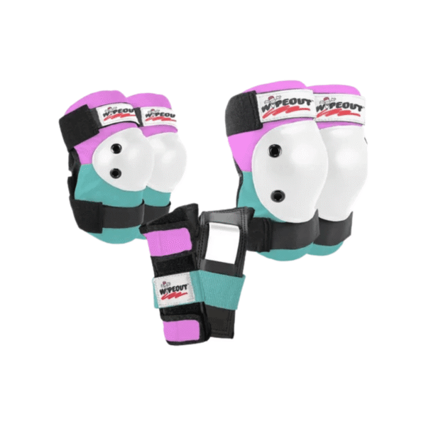 Kit De Protección Wipeout 3 Pack Kids Pink Teal