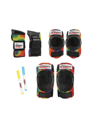 Kit De Protección Wipeout 3 Pack Kids Tie Dye