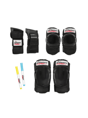 Kit De Protección Wipeout 3 Pack Kids Black