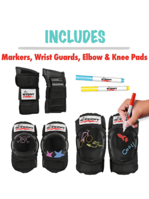 Kit De Protección Wipeout 3 Pack Kids Black