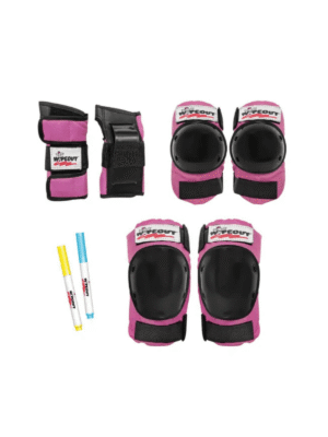 Kit De Protección Wipeout 3 Pack Kids Pink