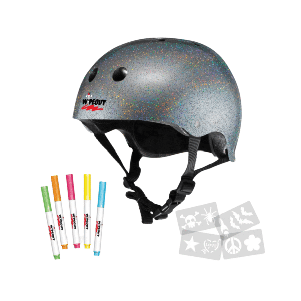 Casco Dry Erase Wipeout Kids Silver Gil