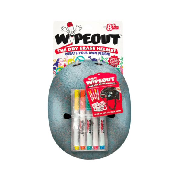 Casco Dry Erase Wipeout Kids Silver Gil