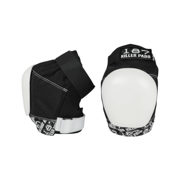 Rodilleras Black/White Pro Knee 187 Killer Pad