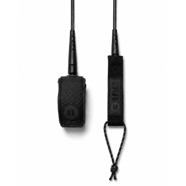 Leash Spicy Regular Comp 6' - 6 mm Black