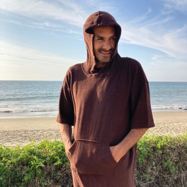 Poncho Dry Marron Toalla