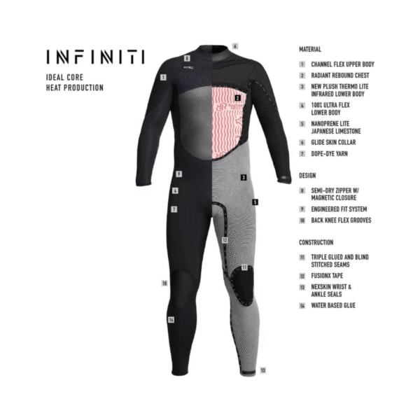 Wetsuit Infiniti Full 4/3mm - Xcel