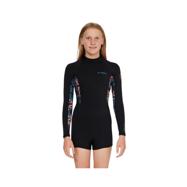 Wetsuit Spring Girls Bahia BZ LS MID 2MM - O´Neill